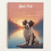 Springer Spaniel bij het meer Planner (Voorkant)