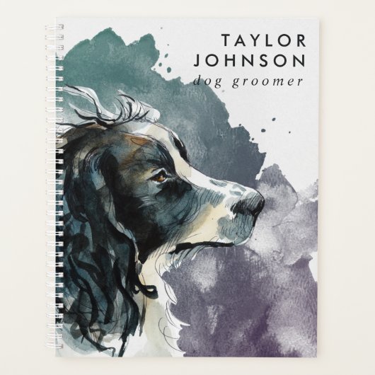 Springer Spaniel Business Chien Groomer Rendez-vou (Devant)