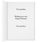 Springer Spaniel 'Cheese Tax' Christmas card (Intérieur (Droit))