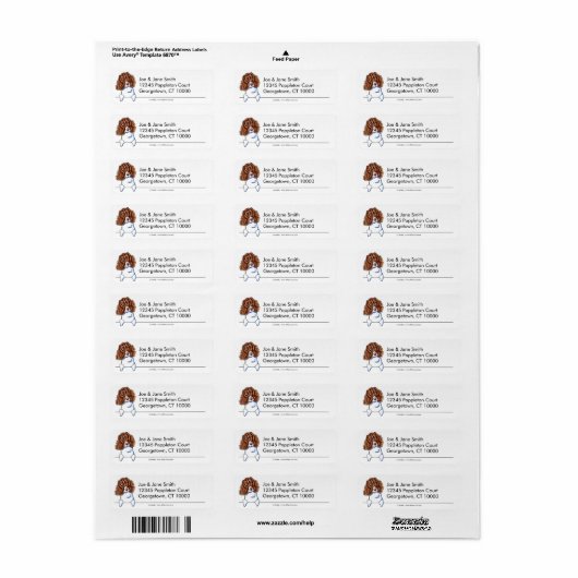Springer Spaniel Clean in Simple Etiket (Full Sheet)