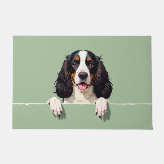 Springer Spaniel deurmat Kunst (Voorkant)