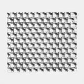 Springer Spaniel  Dog Art Fleece Deken (Voorkant (Horizontaal))