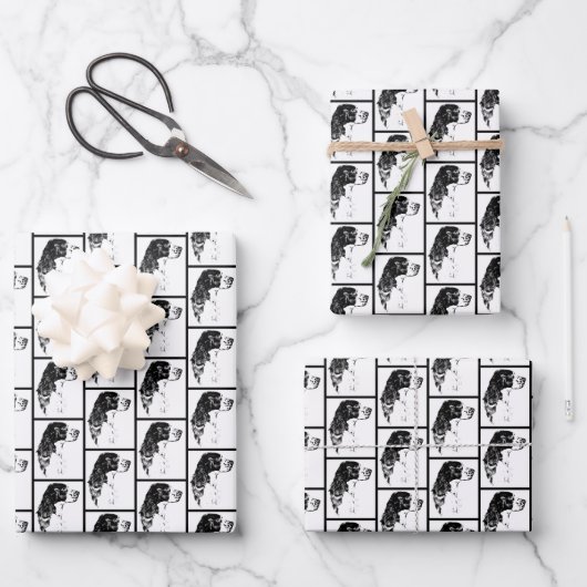 Springer Spaniel  Dog Art   Inpakpapier Vel (Voorkant)