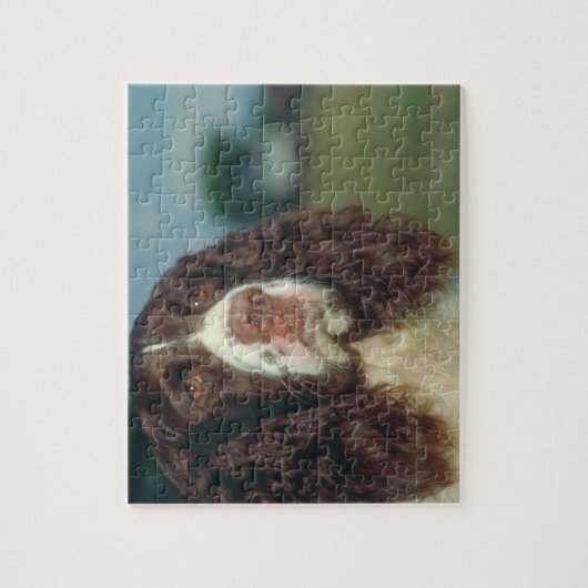 Springer Spaniel Dog Puzzle Legpuzzel (Verticaal)