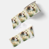 Springer Spaniel en Wilde Eend Dubbele Belichting Grosgrain Lint (Achterkant)