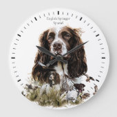 Springer Spaniel Grote Klok (Voorkant)