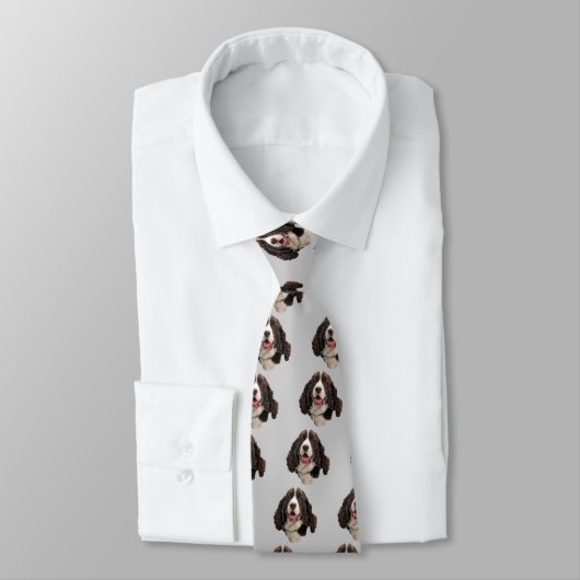 Springer Spaniel Head Stropdas (Gebonden)