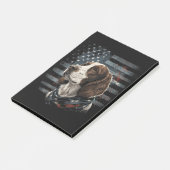 Springer Spaniel Hond Amerikaanse Vlag Post-it® Notes (Schuin)