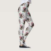 Springer Spaniel Hond Kerstfeest Leggings (Rechts)