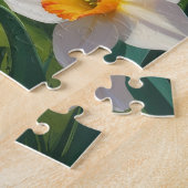 Springer Spaniel Hond Lente Bloemen Schilderij Legpuzzel (Zijkant)