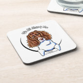 Springer Spaniel IAAM Bier Onderzetter (Linkerzijde)