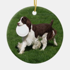 Springer Spaniel kerstversiering Keramisch Ornament