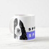 Springer Spaniel Koffiemok (Voorkant links)