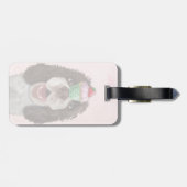 Springer Spaniel met Cupcake 2 Bagagelabel (Achterkant horizontaal)