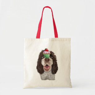 Springer Spaniel met Cupcake 2 Tote Bag