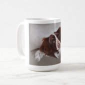 Springer Spaniel peinture originale Mug classique (Devant gauche)