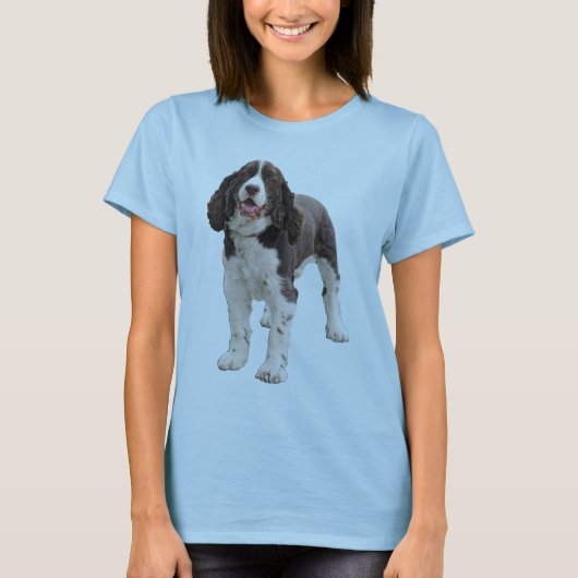 Springer Spaniel Permanent T-shirt (Voorkant)
