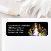 SPRINGER SPANIEL - Retouradreslabels aanpassen Etiket (Insitu)