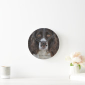 Springer Spaniel Round Wall klok (Huis)