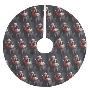 Springer Spaniel Sinterklaas Festive Kerstmis Kerstboom Rok