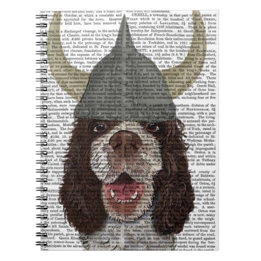 Springer Spaniel Viking Notitieboek (Voorkant)