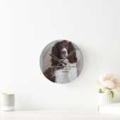 Springer spaniel wandklok ronde klok (Huis)