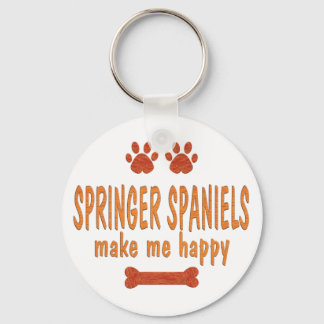 Springer Spaniels maken me gelukkig Sleutelhanger