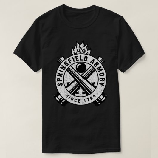 Springfield Armory Firearms Sticker.png T-shirt (Design voorkant)