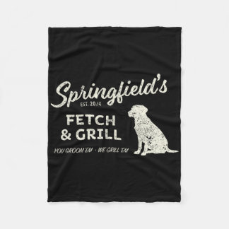 Springfield Eet Huisdieren - Fetch And Grill Grapp Fleece Deken