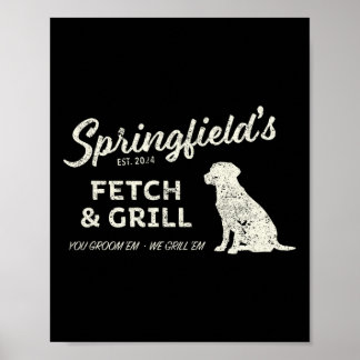 Springfield Eet Huisdieren - Fetch En Grill Grappi Poster