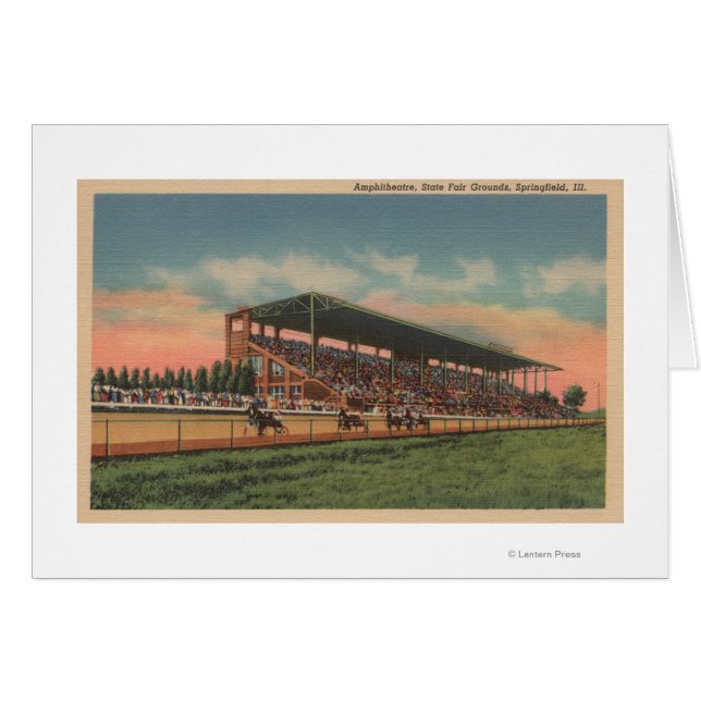 Springfield, IL - State Fair Grounds Horse (Devant horizontal)