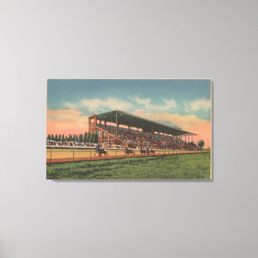 Springfield, IL - State Fair Grounds Horse Canvas Afdruk (Voorkant)
