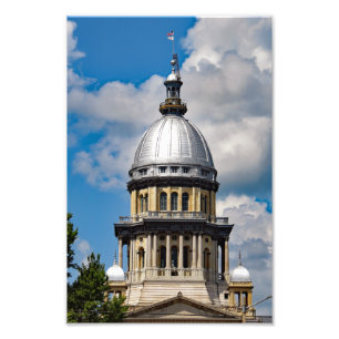 Springfield Illinois Foto Afdruk