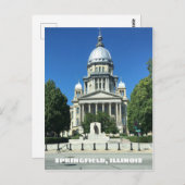 Springfield, Illinois State Capitol Building Briefkaart (Voorkant / Achterkant)