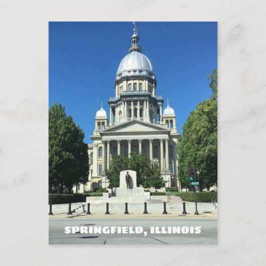 Springfield, Illinois State Capitol Building Briefkaart (Voorkant)