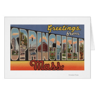 Springfield, le Massachusetts - grande lettre