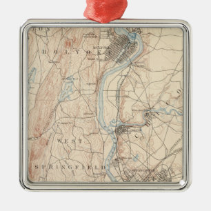 Springfield, Massachusetts Metalen Ornament