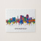 Springfield Massachusetts Skyline Legpuzzel (Horizontaal)
