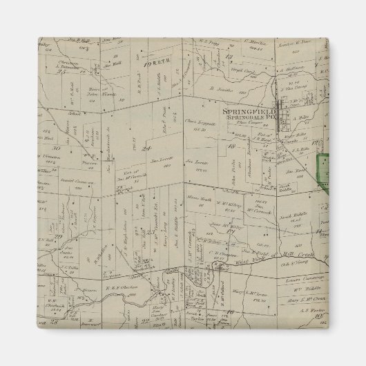 Springfield, Ohio Magneet (Voorkant)