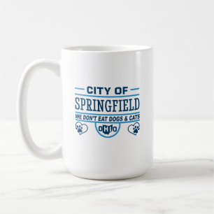 Springfield Ohio We eten geen honden en katten Koffiemok