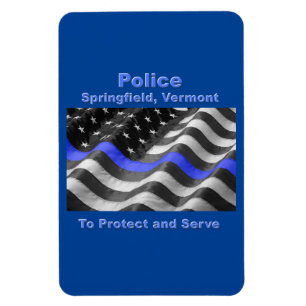Springfield, Vermont. Police Magneet