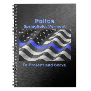 Springfield, Vermont. Police Notitieboek