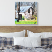 Springhouse - Gettysburg, PA Canvas Afdruk (Insitu (Slaapkamer))