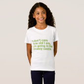 springkasteel t-shirt (Voorkant volledig)