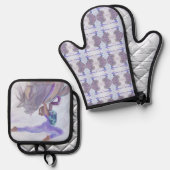 springpaard ovenwant & pannenlap set (Voorkant / Achterkant)