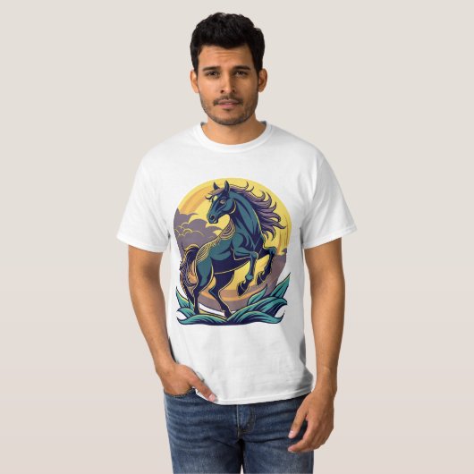 springpaard t-shirt (Voorkant volledig)