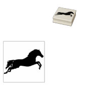 springpaardstempel 	rubberstempel (Gestempeld)