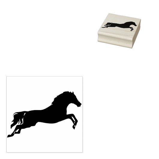 springpaardstempel 	rubberstempel (Gestempeld)