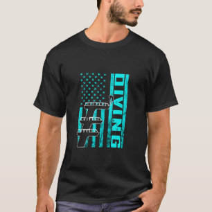 Springplank Duiken Verenigde Staten Amerika Spring T-shirt