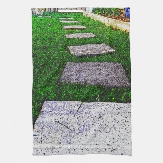 Springplanken door Shirley Taylor Theedoek (Verticaal)